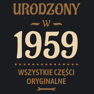 Urodzony W -65 Wszystkie Części Oryginalne - Damska Koszulka Czarna