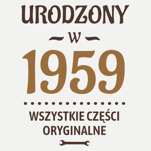 Urodzony W -65 Wszystkie Części Oryginalne - Damska Koszulka Biała