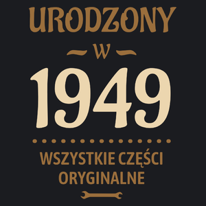 Urodzony W -75 Wszystkie Części Oryginalne - Damska Koszulka Czarna