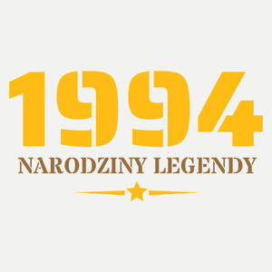 Narodziny Legendy -30 Rok 30 Lat - Damska Koszulka Biała