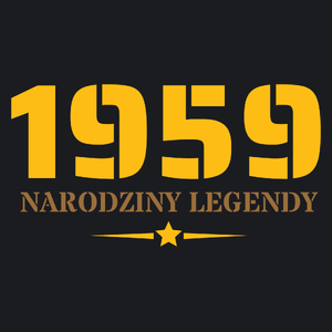 Narodziny Legendy -65 Rok 65 Lat - Damska Koszulka Czarna