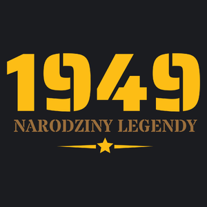 Narodziny Legendy -75 Rok 75 Lat - Damska Koszulka Czarna