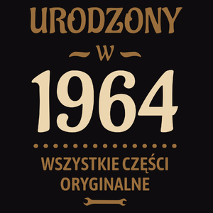 Urodzony W -60 Wszystkie Części Oryginalne - Męska Bluza z kapturem Czarna