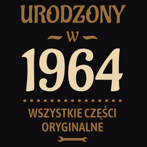 Urodzony W -60 Wszystkie Części Oryginalne - Męska Bluza Czarna