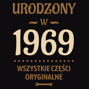 Urodzony W -55 Wszystkie Części Oryginalne - Męska Bluza Czarna