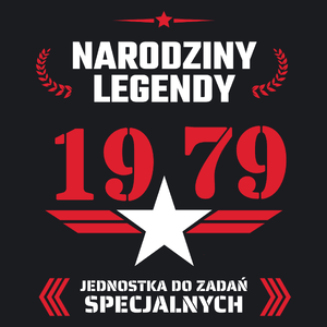 Narodziny Legendy -45 45 Lat - Damska Koszulka Czarna