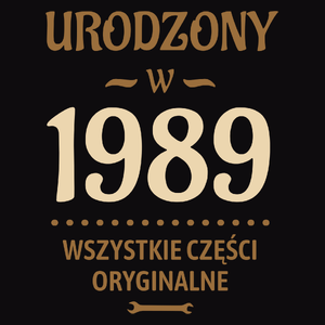 Urodzony W -35 Wszystkie Części Oryginalne - Męska Bluza z kapturem Czarna