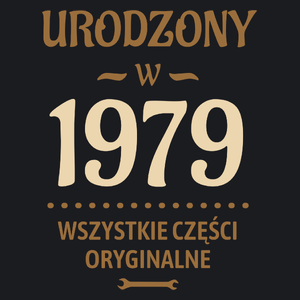 Urodzony W -45 Wszystkie Części Oryginalne - Damska Koszulka Czarna