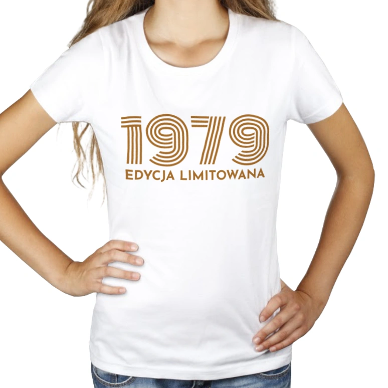 1978 Edycja Limitowana Urodziny 45 - Damska Koszulka Biała