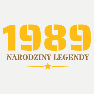 Narodziny Legendy -35 Rok 35 Lat - Damska Koszulka Biała