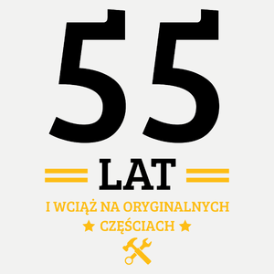 55 Lat I Wciąż Na Oryginalnych Częściach - Damska Koszulka Biała