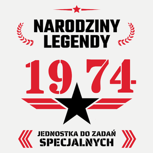 Narodziny Legendy -50 50 Lat - Damska Koszulka Biała