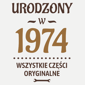 Urodzony W -50 Wszystkie Części Oryginalne - Damska Koszulka Biała