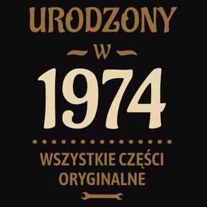 Urodzony W -50 Wszystkie Części Oryginalne - Męska Bluza z kapturem Czarna