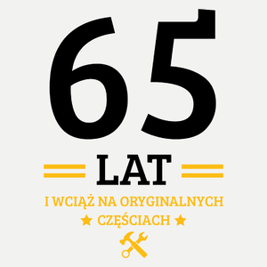 65 Lat I Wciąż Na Oryginalnych Częściach - Damska Koszulka Biała