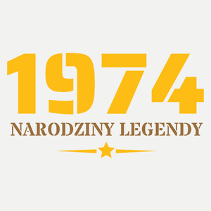 Narodziny Legendy -50 Rok 50 Lat - Damska Koszulka Biała