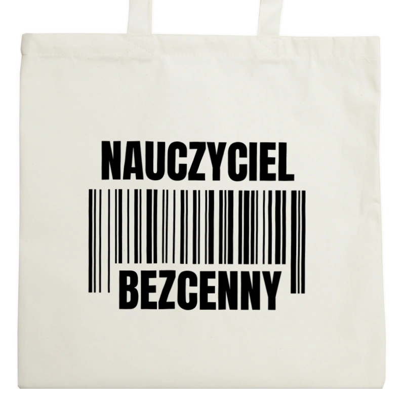 Nauczyciel Bezcenny - Torba Na Zakupy Natural