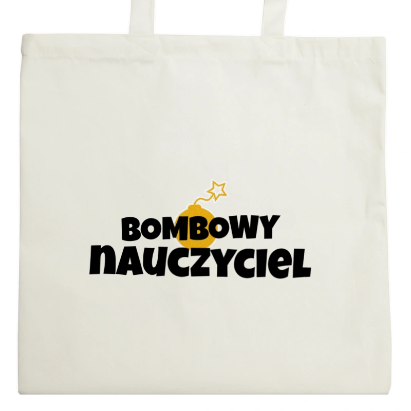 Bombowy Nauczyciel - Torba Na Zakupy Natural