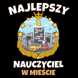 Najlepszy Nauczyciel W Mieście - Torba Na Zakupy Czarna