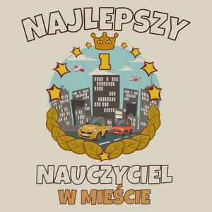 Najlepszy Nauczyciel W Mieście - Torba Na Zakupy Natural