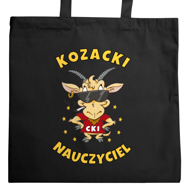 Kozacki Nauczyciel - Torba Na Zakupy Czarna