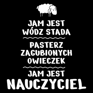 Jam Jest Nauczyciel Wódz Stada - Torba Na Zakupy Czarna