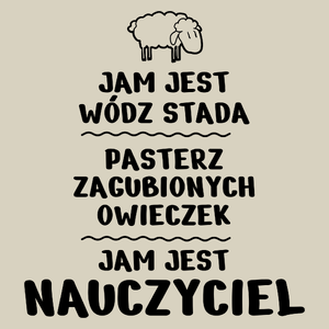 Jam Jest Nauczyciel Wódz Stada - Torba Na Zakupy Natural