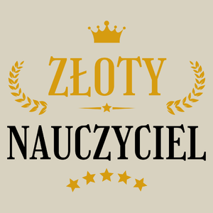 Złoty Nauczyciel - Torba Na Zakupy Natural