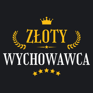 Złoty Wychowawca - Damska Koszulka Czarna