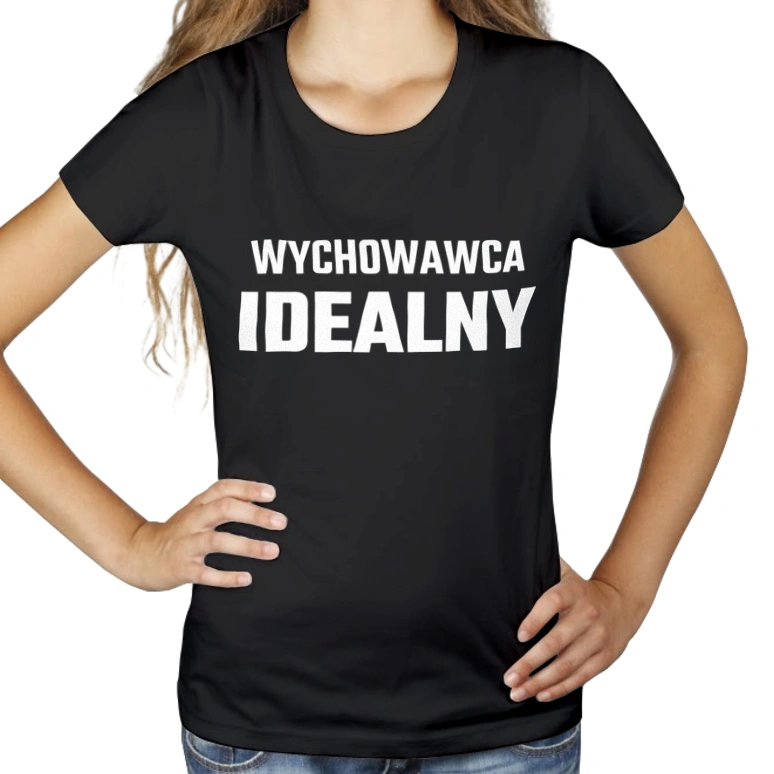 Wychowawca Idealny - Damska Koszulka Czarna