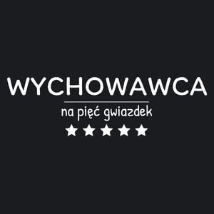 Wychowawca Na 5 Gwiazdek - Damska Koszulka Czarna