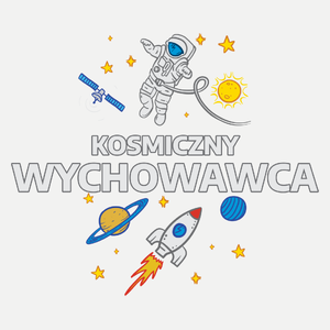 Kosmiczny Wychowawca - Damska Koszulka Biała