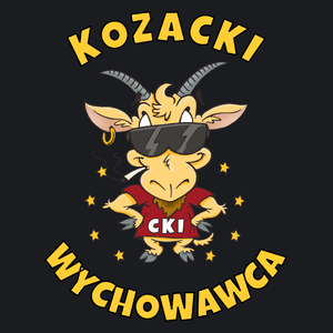 Kozacki Wychowawca - Damska Koszulka Czarna