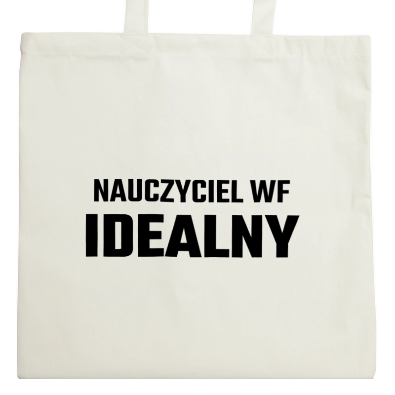 Nauczyciel Wf Idealny - Torba Na Zakupy Natural