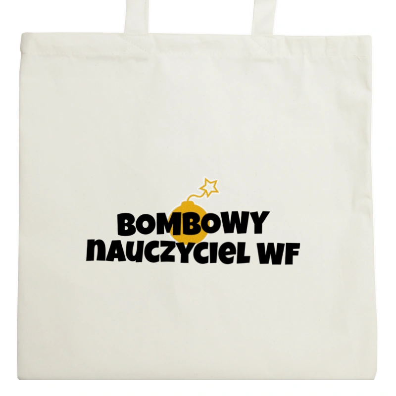 Bombowy Nauczyciel Wf - Torba Na Zakupy Natural