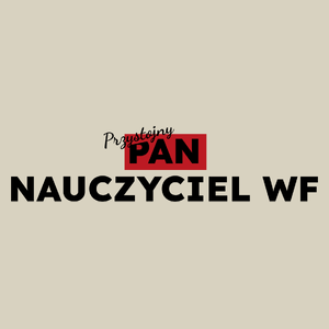 Przystojny Pan Nauczyciel Wf - Torba Na Zakupy Natural