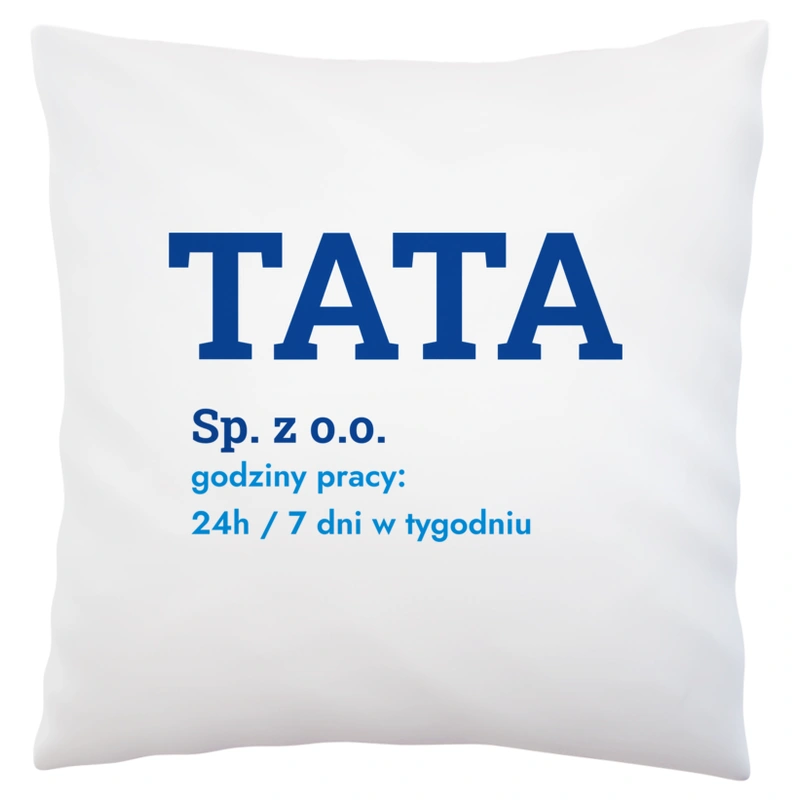 Tata Sp. Z O.o. Godziny Pracy - Poduszka Biała