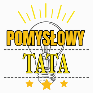 Pomysłowy Tata - Poduszka Biała