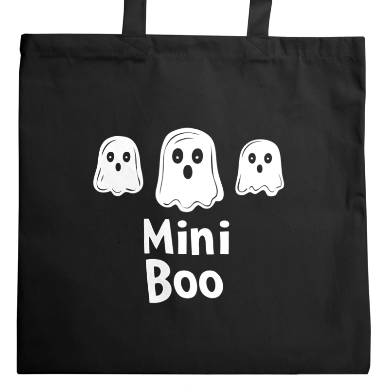 Mini Boo Halloween Duszki - Torba Na Zakupy Czarna