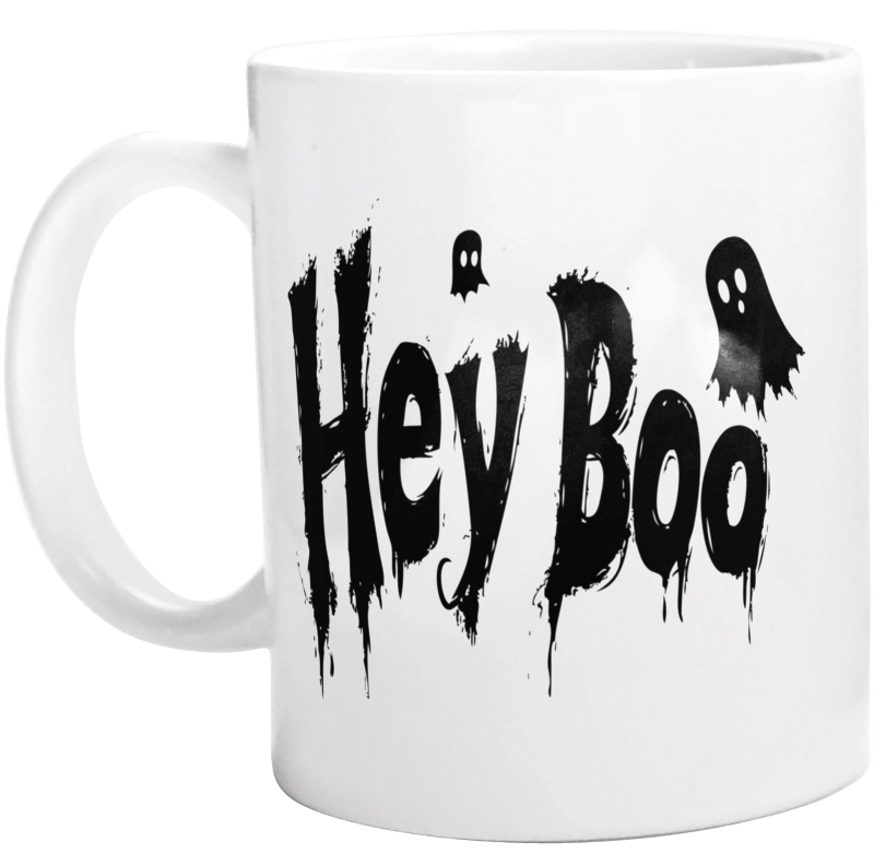 Hey Boo Halloween - Kubek Biały