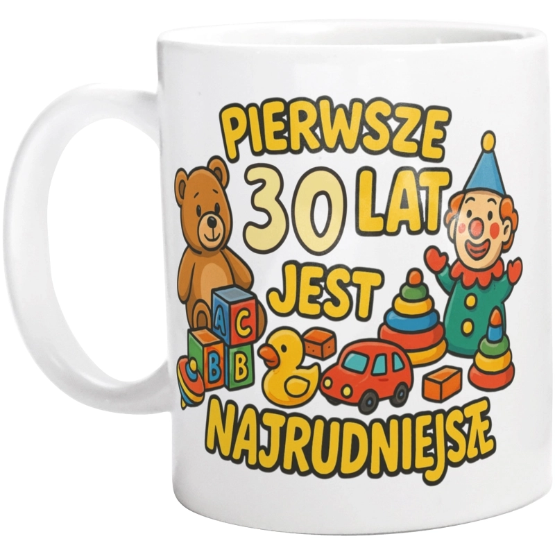 1995 Rok Urodzenia Urodziny 30 - Kubek Biały