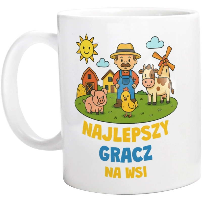 Najlepszy Gracz Na Wsi - Kubek Biały