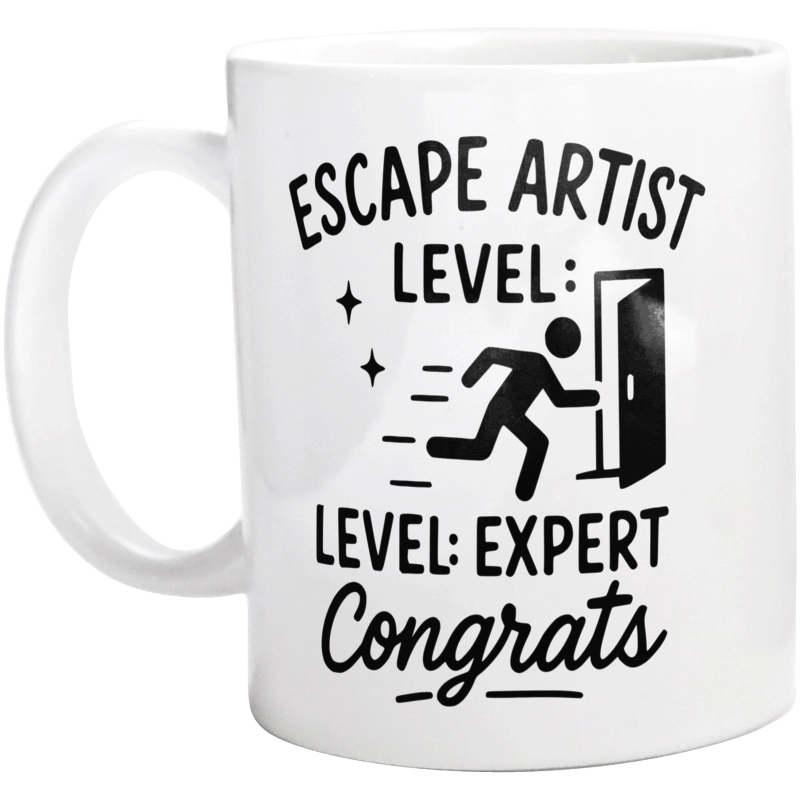 Escape artist level: Expert. Congrats - Kubek Biały