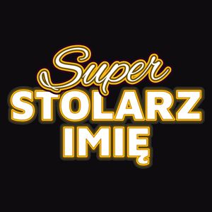 Super Stolarz - Męska Koszulka Czarna