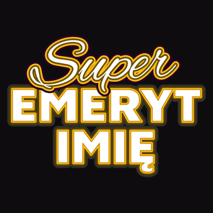 Super Emeryt - Męska Koszulka Czarna